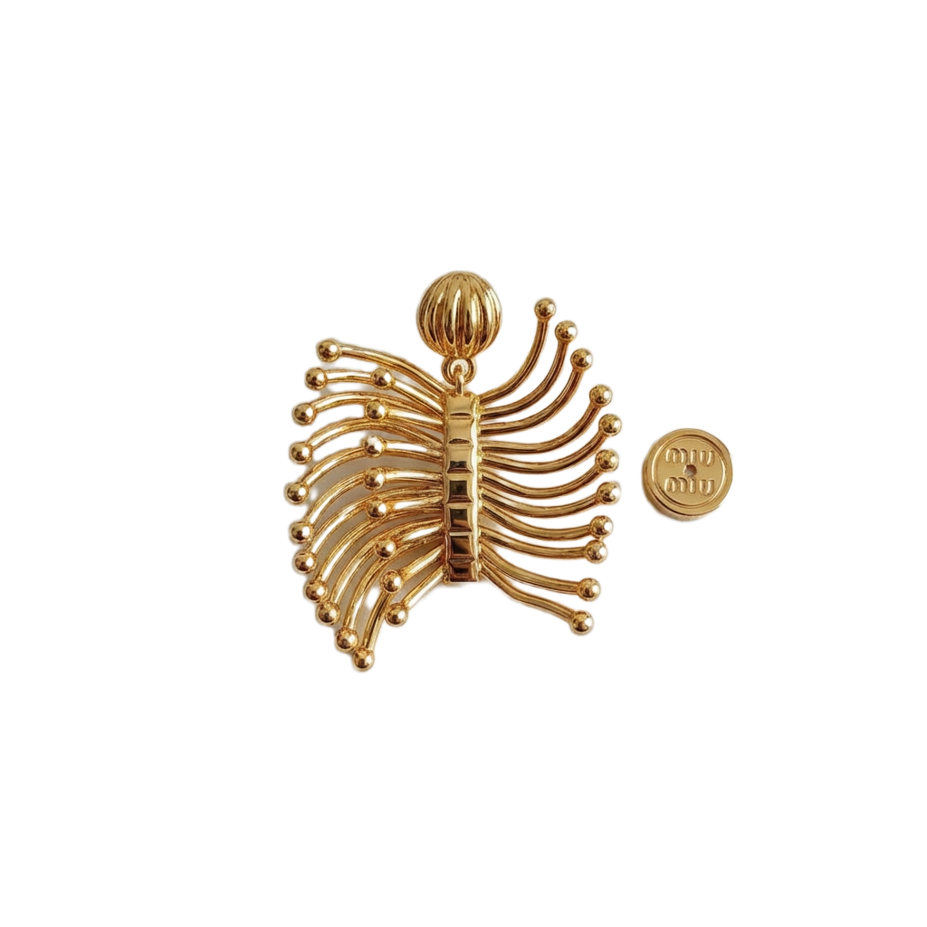 Серьги-бесконечность в виде линейного силуэта (импортная модель)