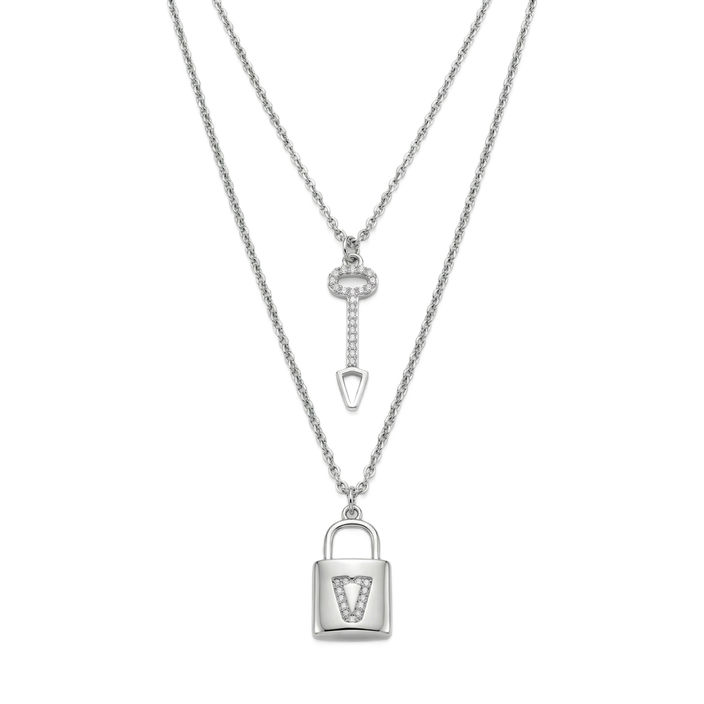 Key & Lock Duo Kolye