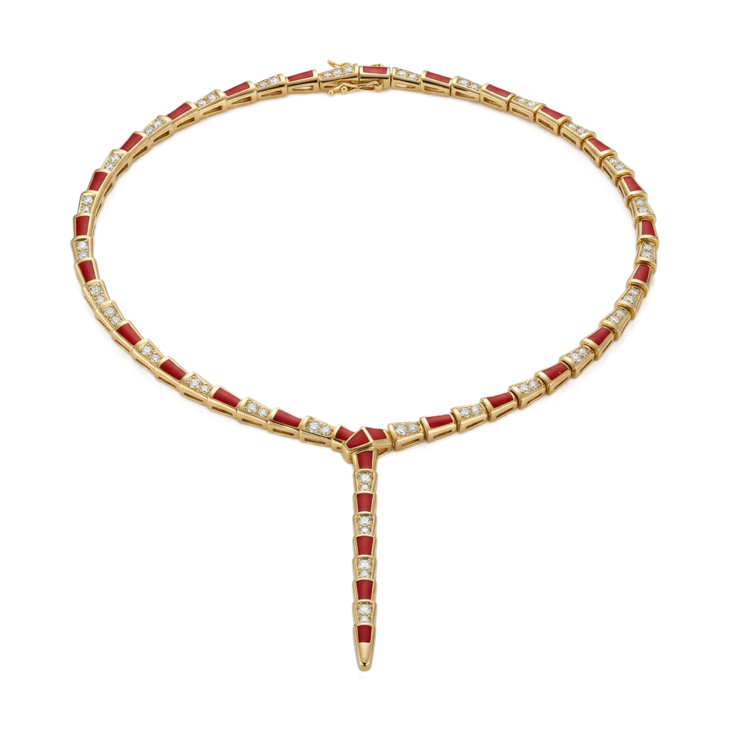 Gilded Ruby Kolye (İthal Model)