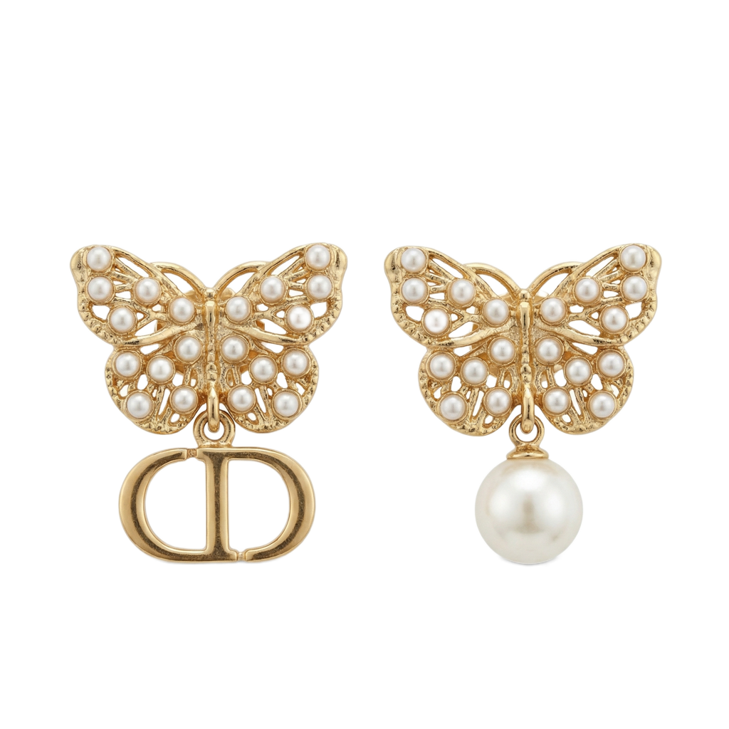 Pearlescent Mariposa Küpe (İthal Model)