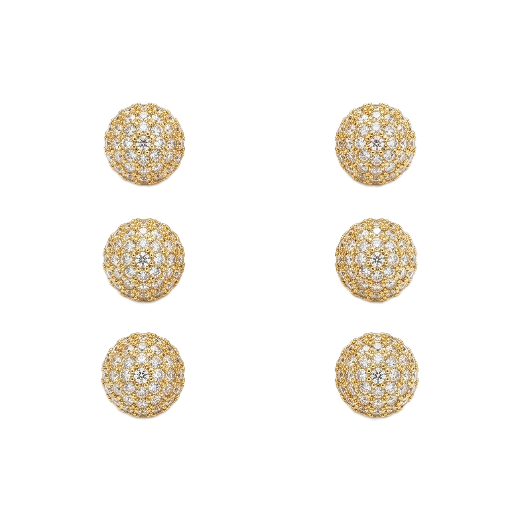 Spherical Micro Küpe Set