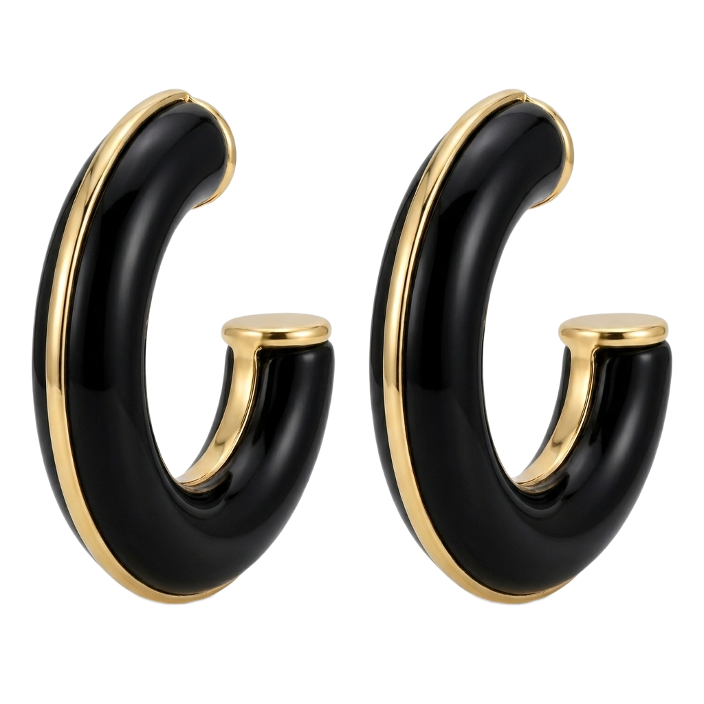 Black Onyx Küpe