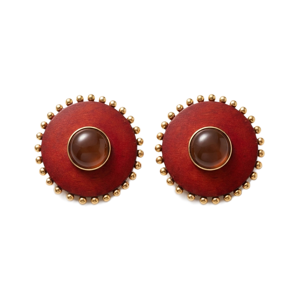 Cabochon Küpe
