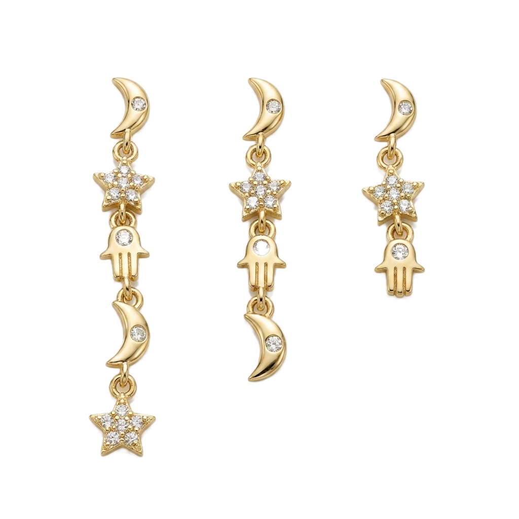 Ethereal Zodiac Küpe Set