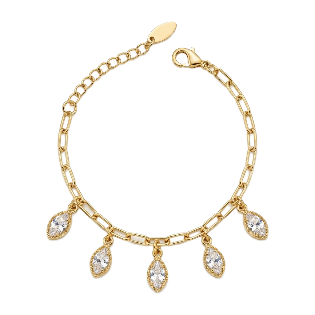 Gilded Elongated Bileklik