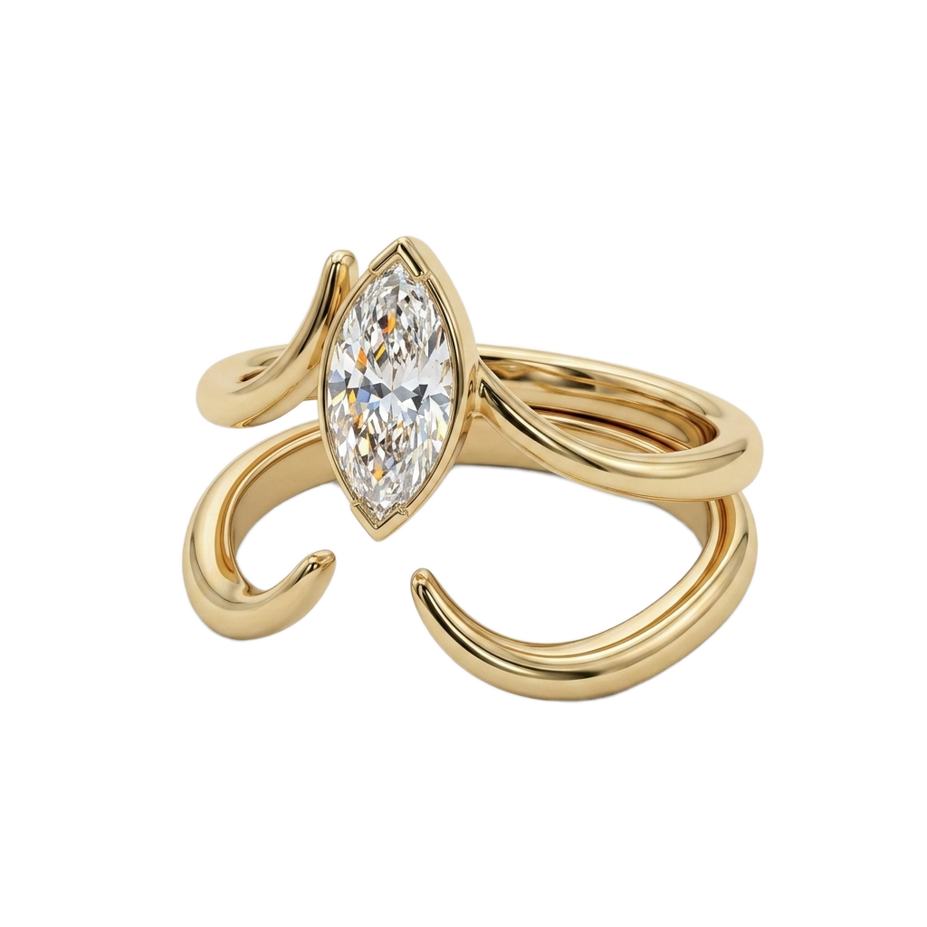 Marquise Floating Yüzük
