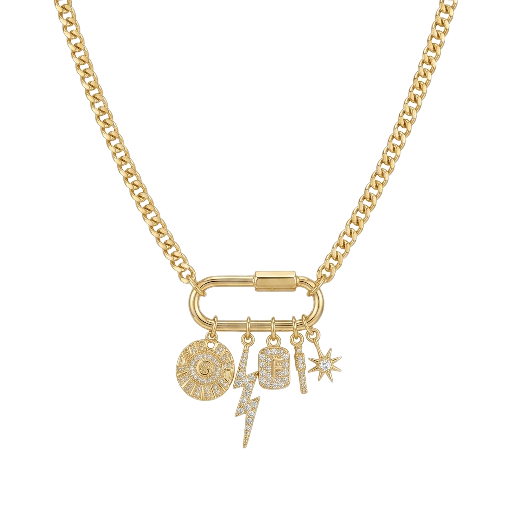 Celestial Charm Lock Kolye