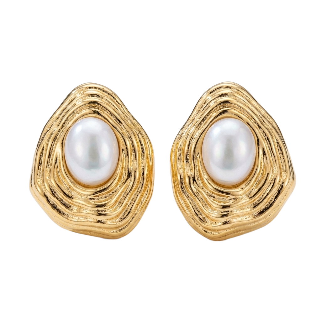 Ripple Pearl Küpe