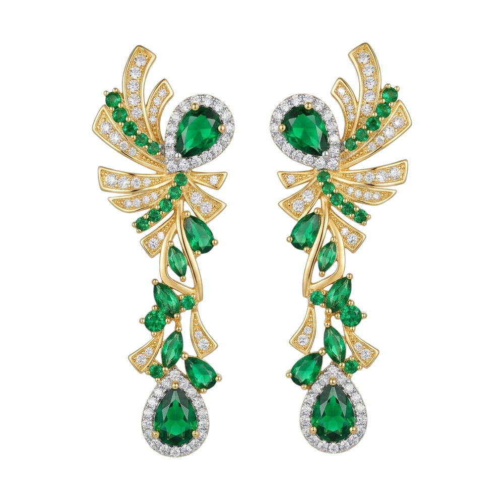 Gatsby Verdant Fan Küpe