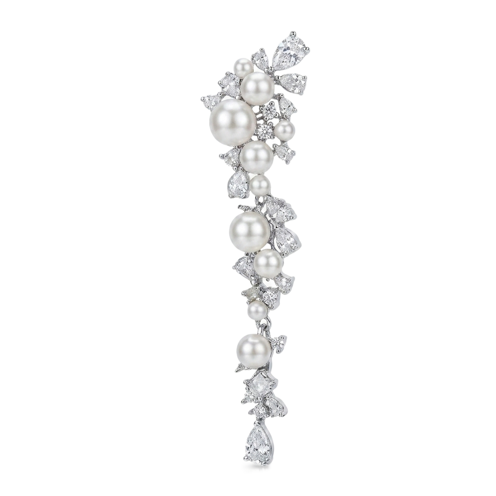 Pearlescent Cascade Earrings