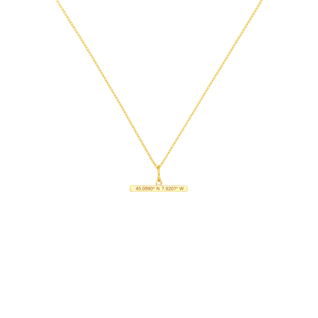 Arquea Curved Signature Necklace