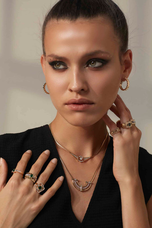 Opulent Interlock Kolye - MuffGem