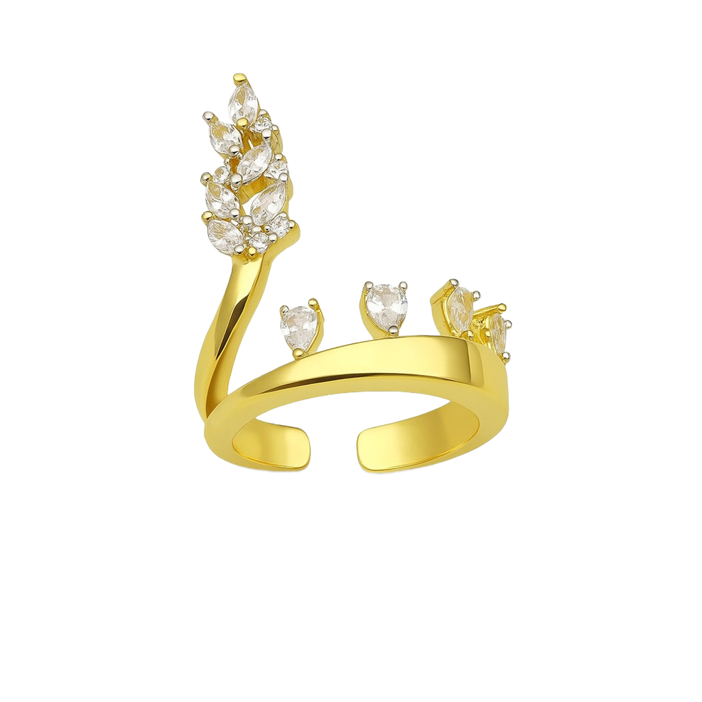 Crystal Fern Yüzük - MuffGem