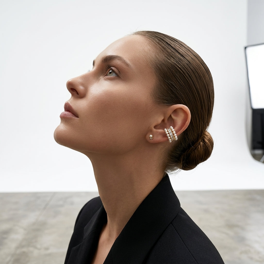 Princess-Cut Earcuff