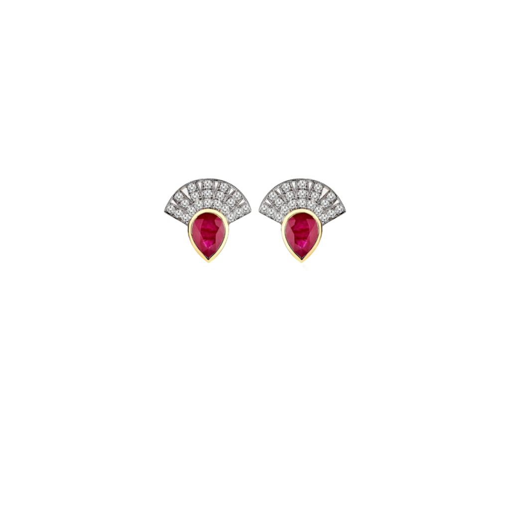 Fanburst Studs Küpe - MuffGem