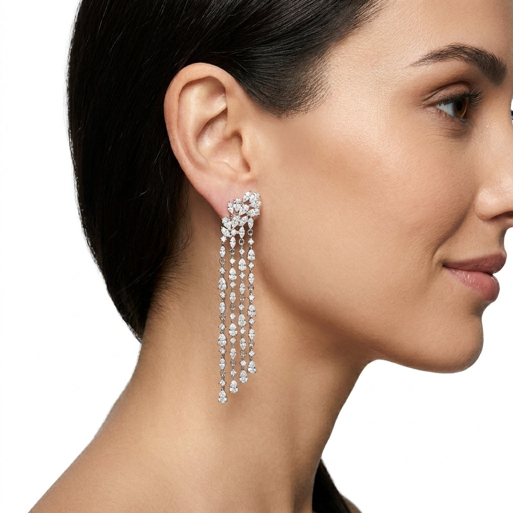 Luminous Veil Earrings