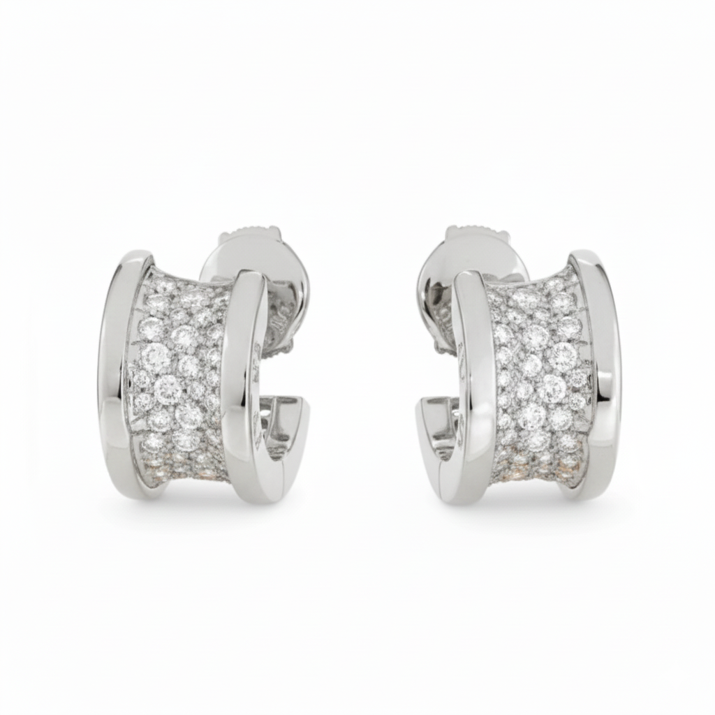 Серьги «Большой павильон» (импортная модель в коробке)