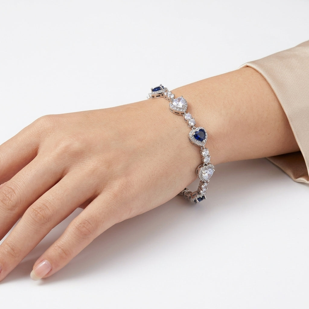Sapphire Heart Bileklik