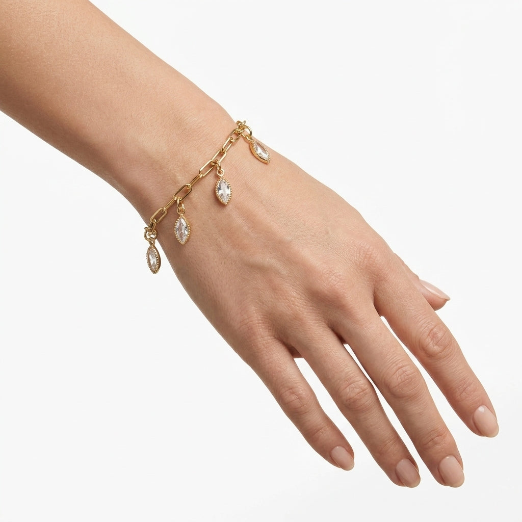 Gilded Elongated Bileklik