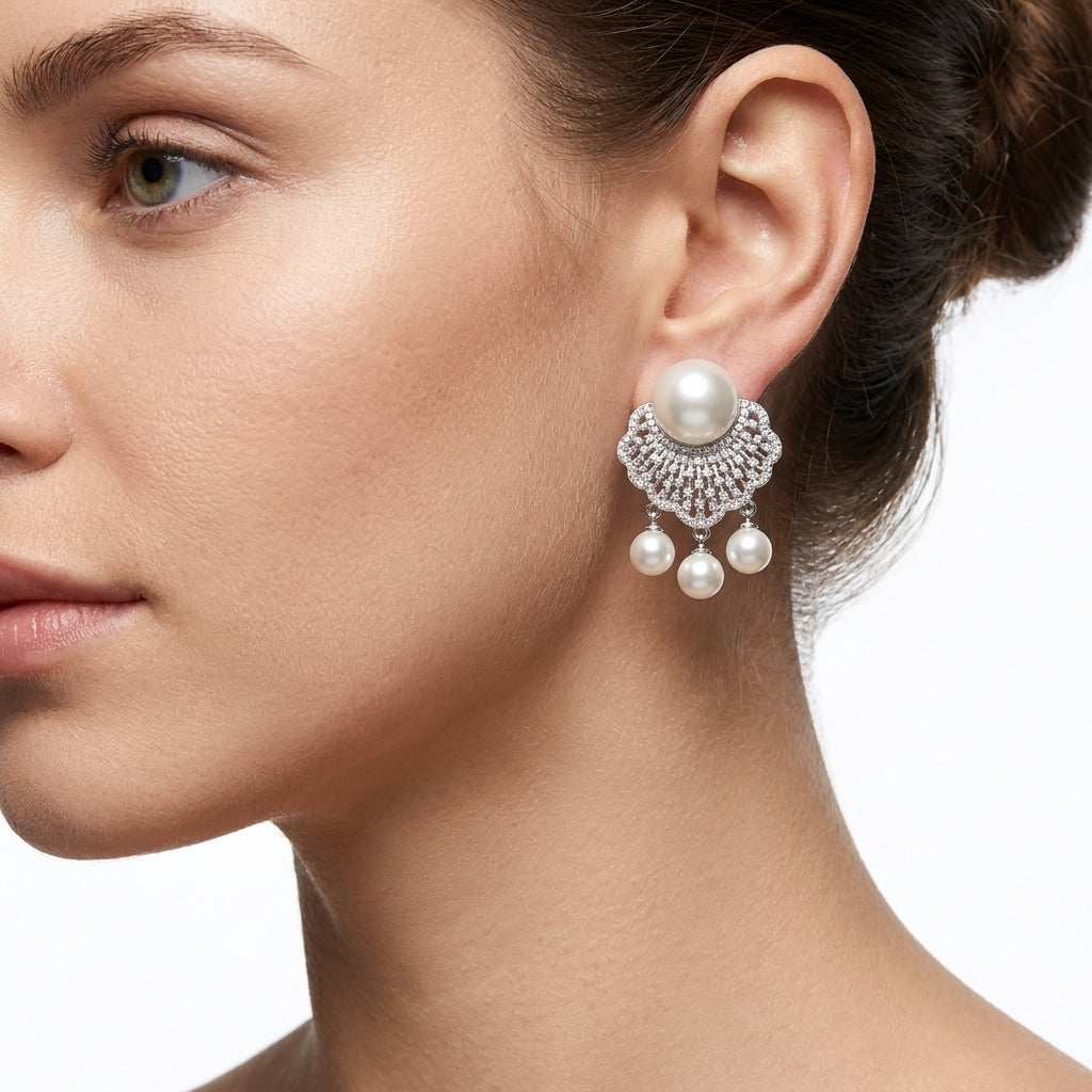 Monarch Shell Earrings