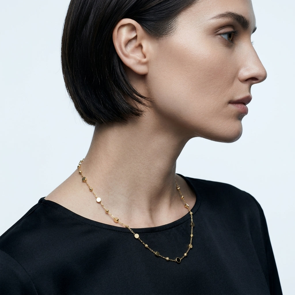 Melia Disc Kolye