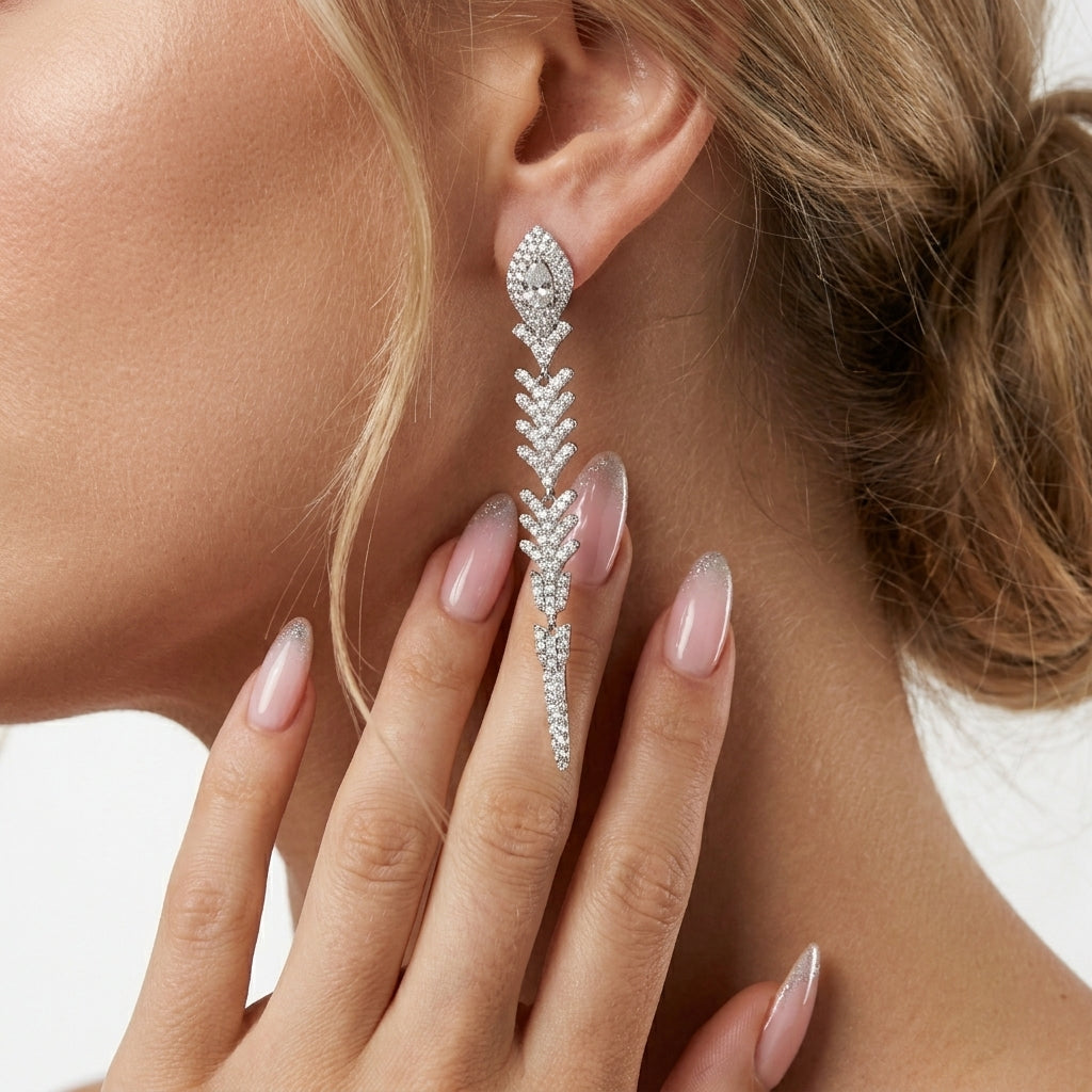 Vertex Linear Earrings