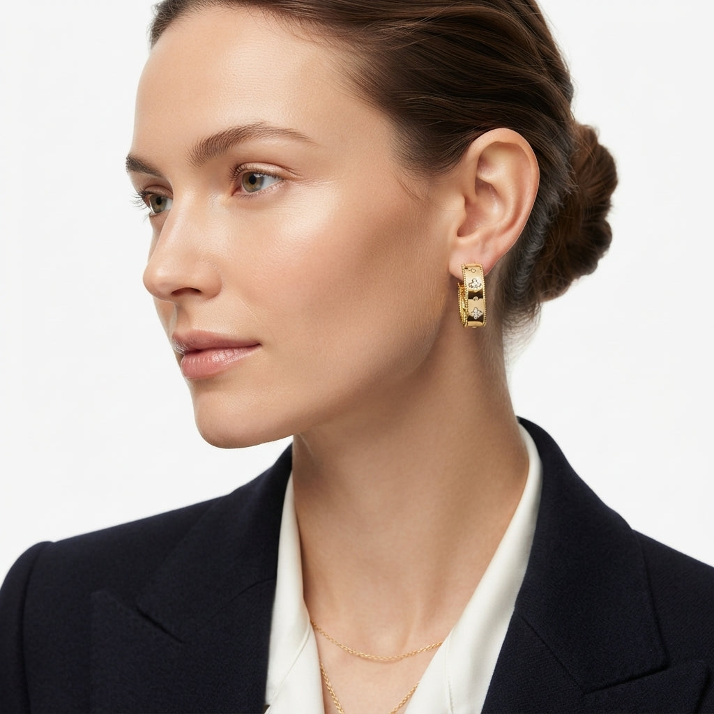 Beaded-Edge Küpe