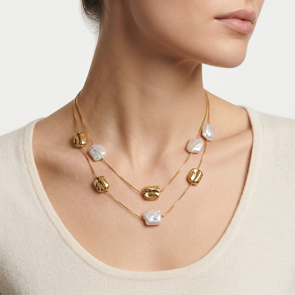 Baroque Pearl Kolye