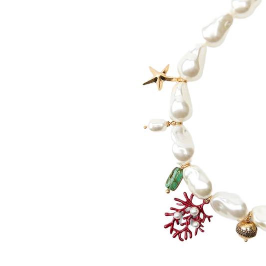 Nacre Bloom Kolye - MuffGem