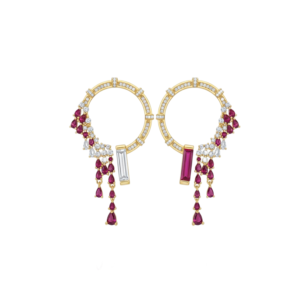 Starlit Drapery Küpe