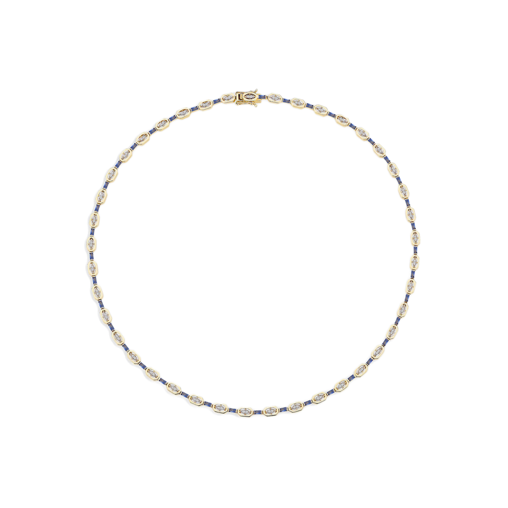 Sapphire Splendor Kolye - MuffGem