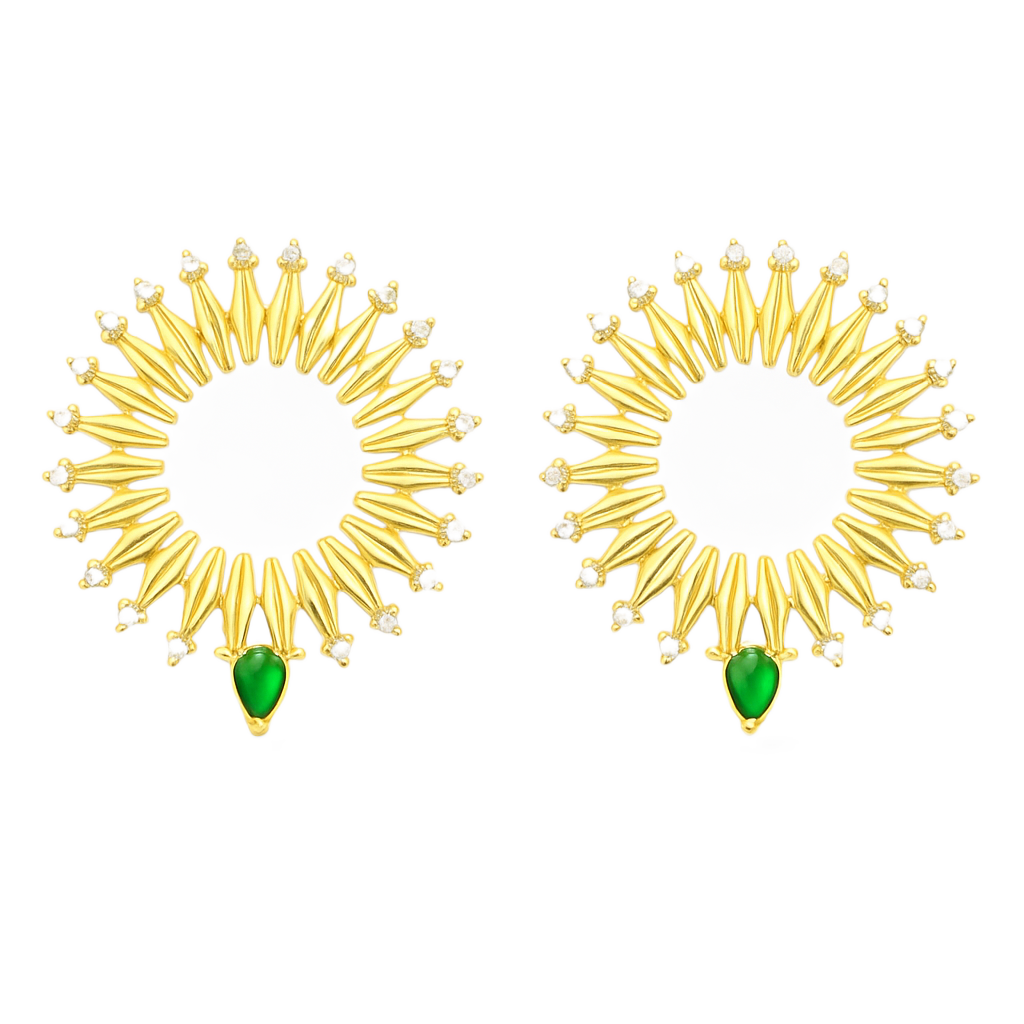 Virida Halo Küpe - MuffGem