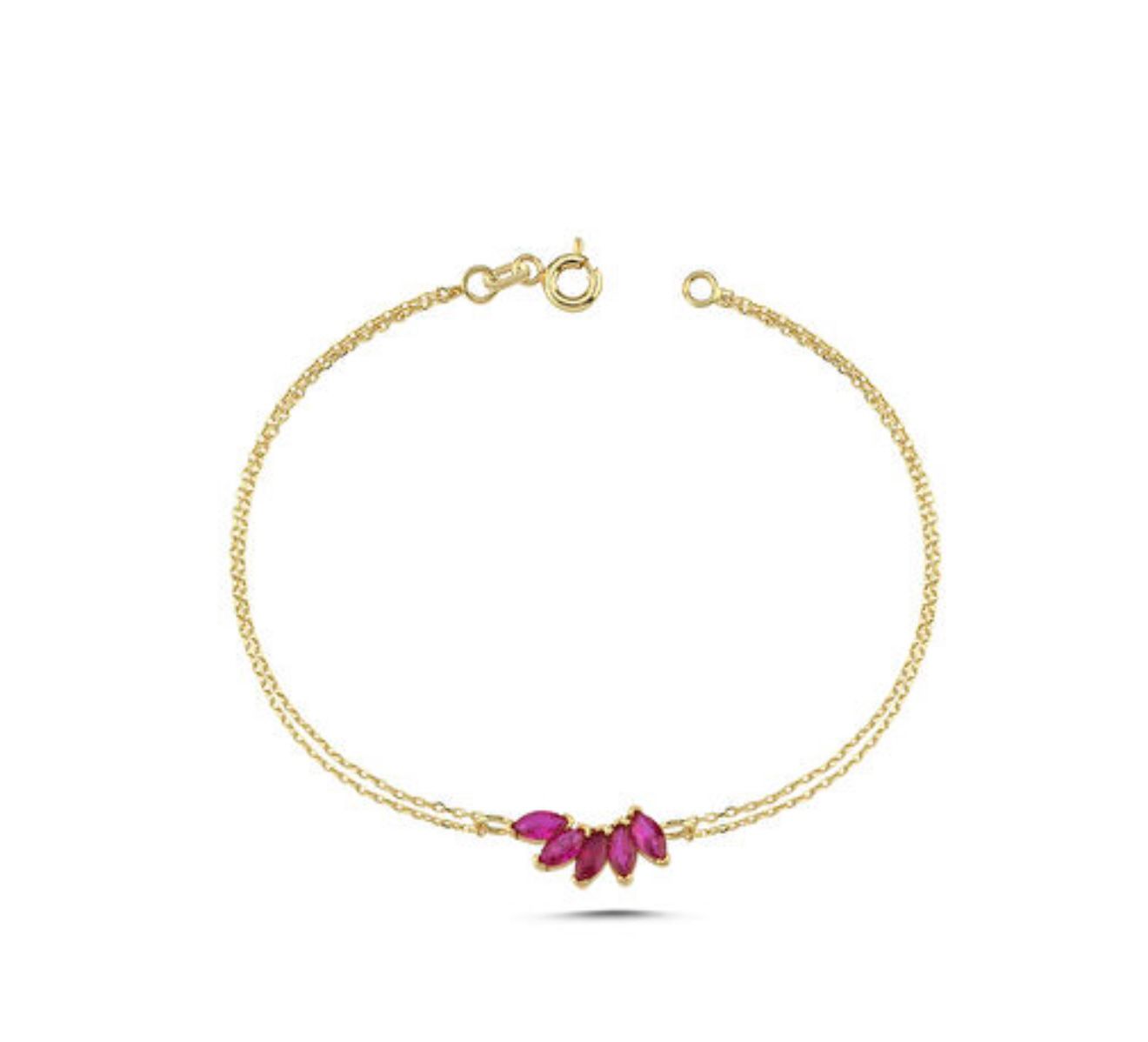 Ruby Coronet Bileklik