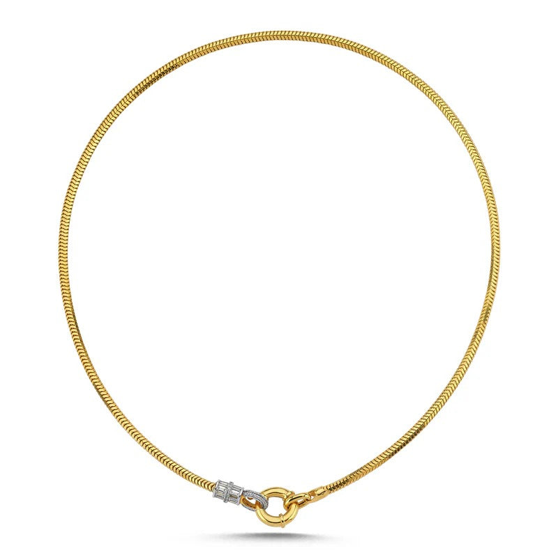 Velvet Gold Loop Kolye - MuffGem