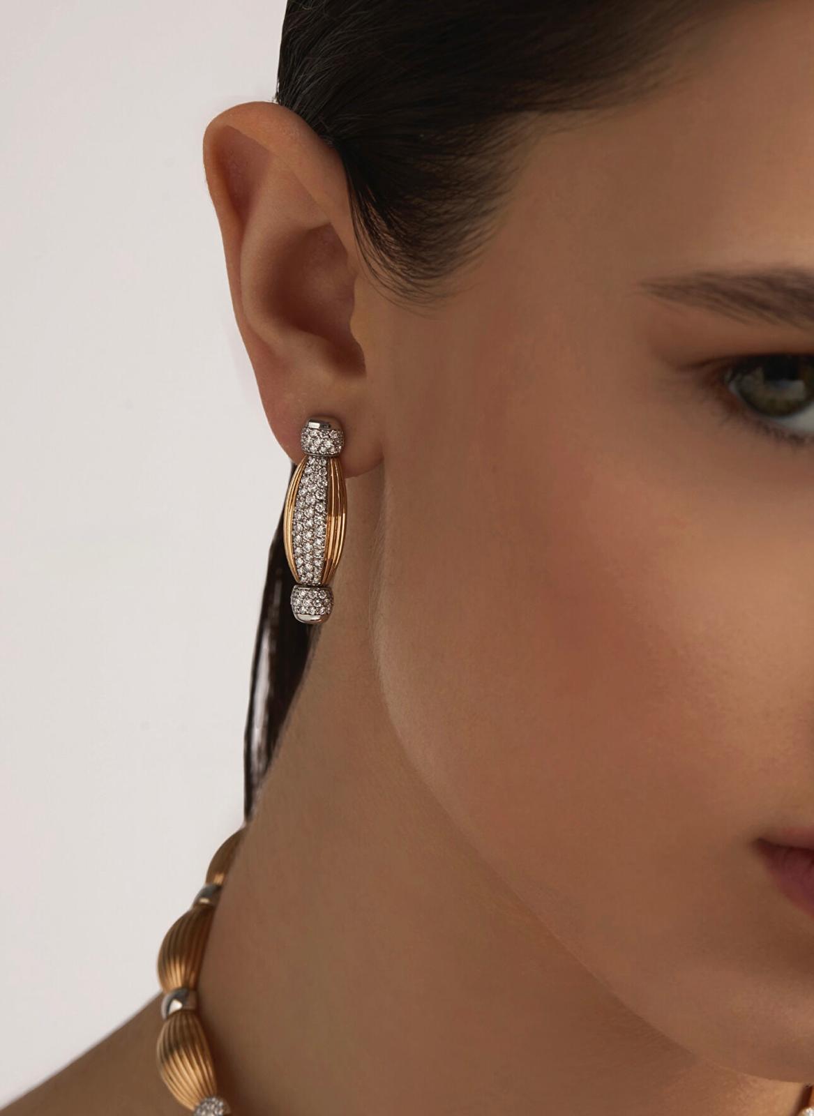 Pavé Column Küpe - MuffGem