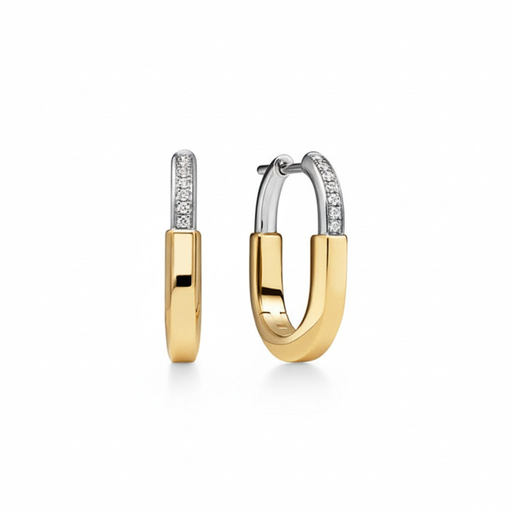 Bicolor Grace Earrings (Imported Boxed Model)