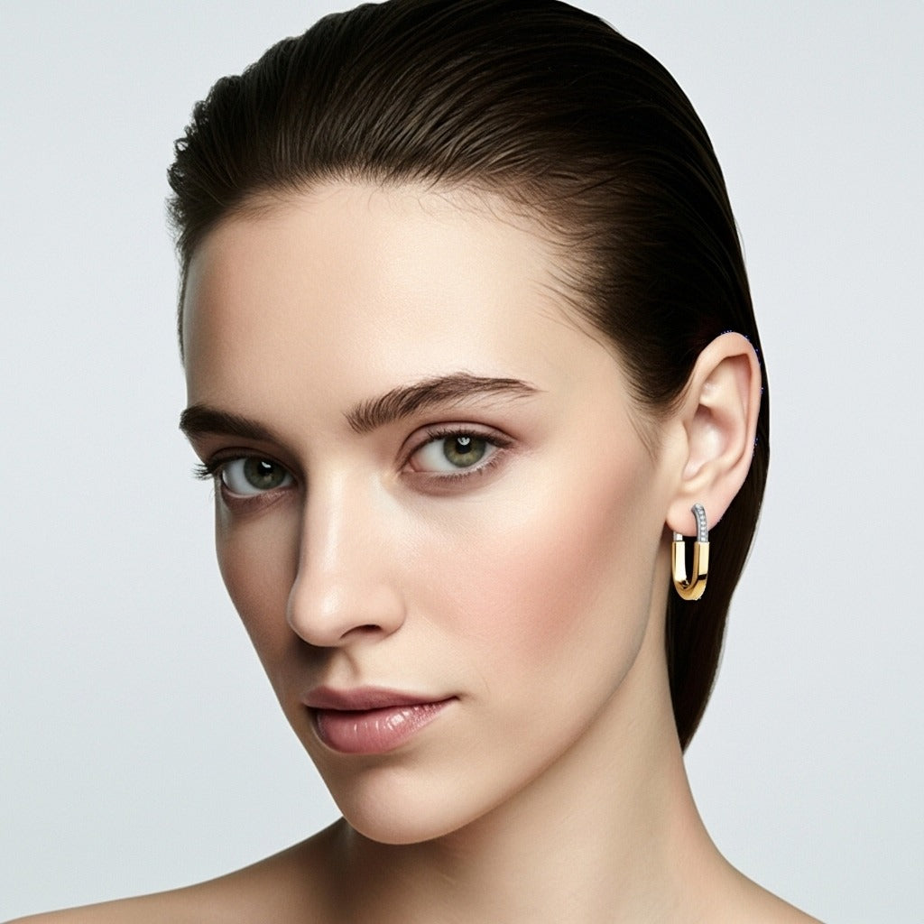 Bicolor Grace Küpe (İthal Kutulu Model)