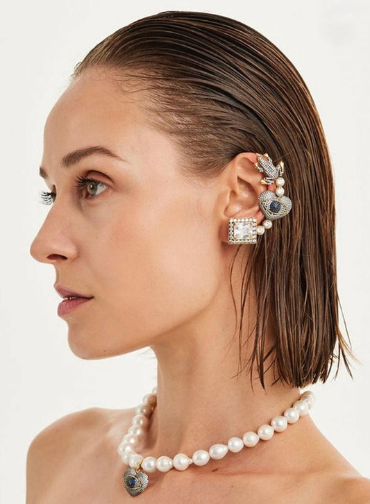 Orb & Lizard Earcuff