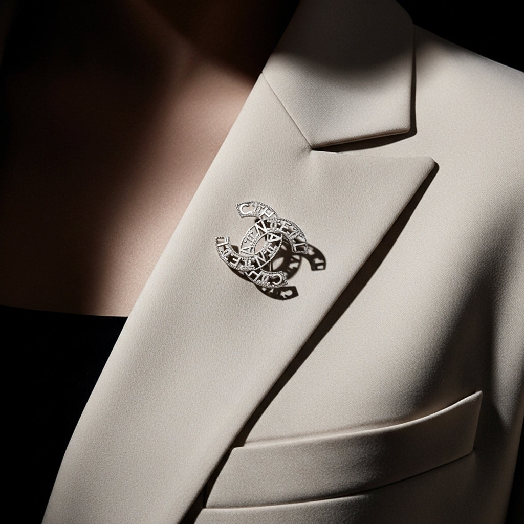 Frosted Filigree Broş (İthal Kutulu Model)