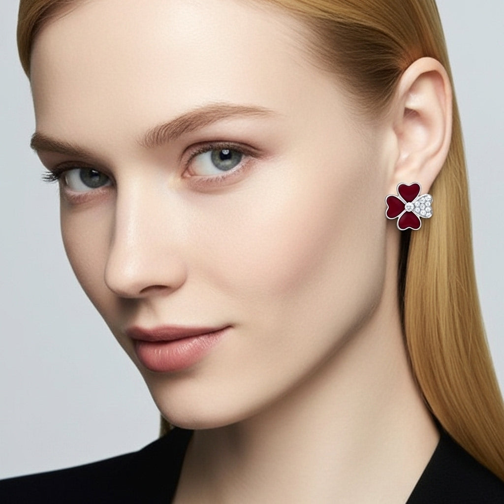 VCA Fortune Bloom Küpe (İthal Kutulu Model)