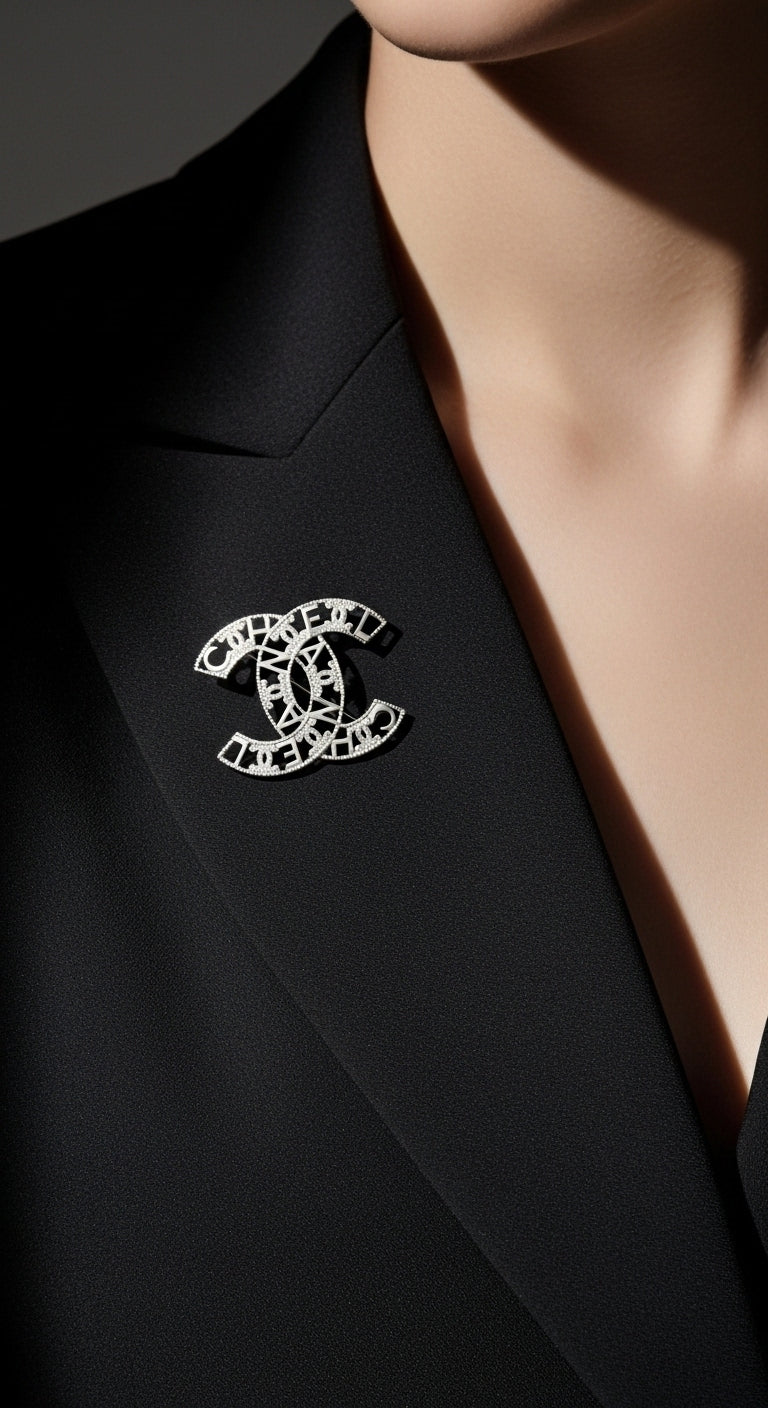 Frosted Filigree Broş (İthal Kutulu Model)