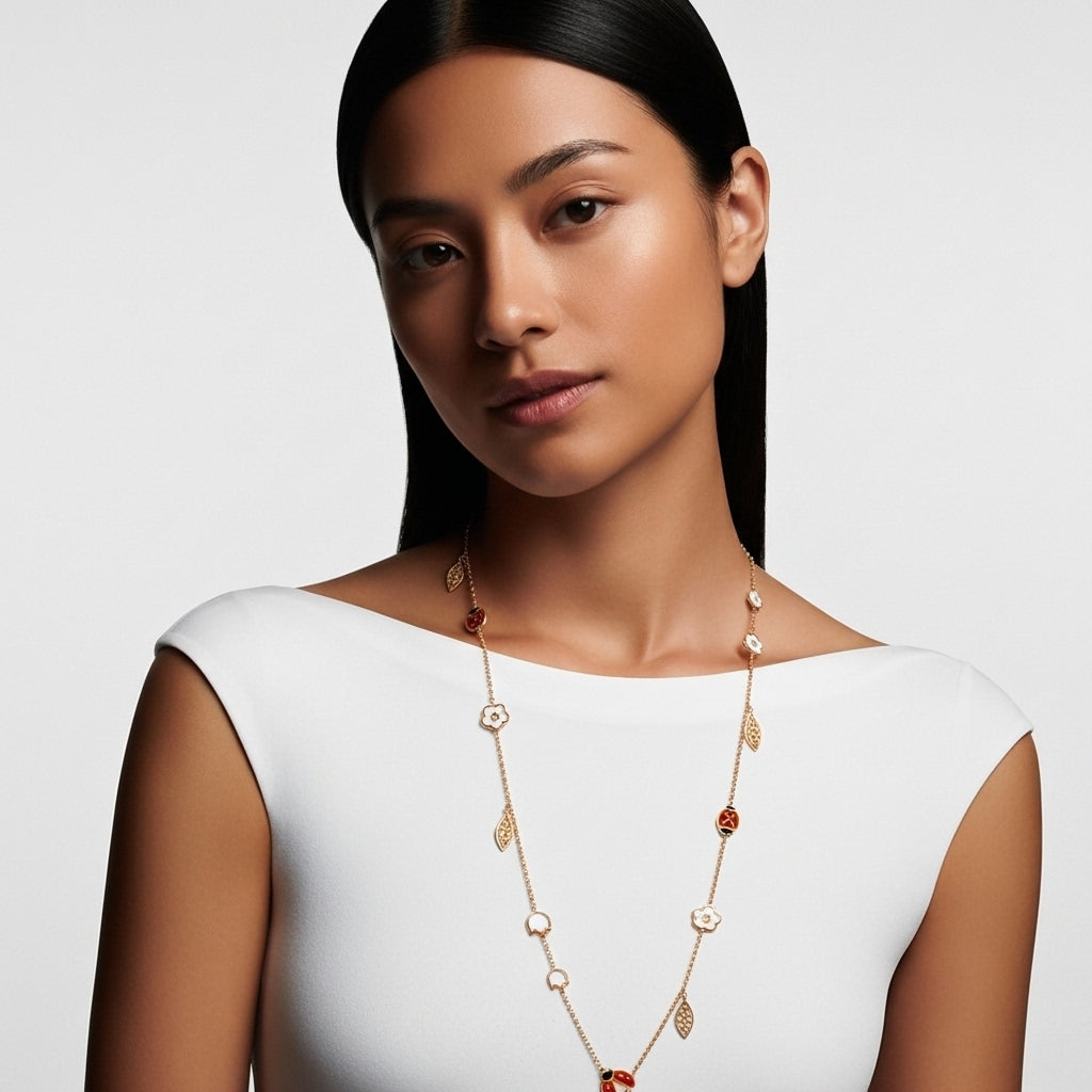 VCA Spring Whispers Kolye (İthal Kutulu Model)