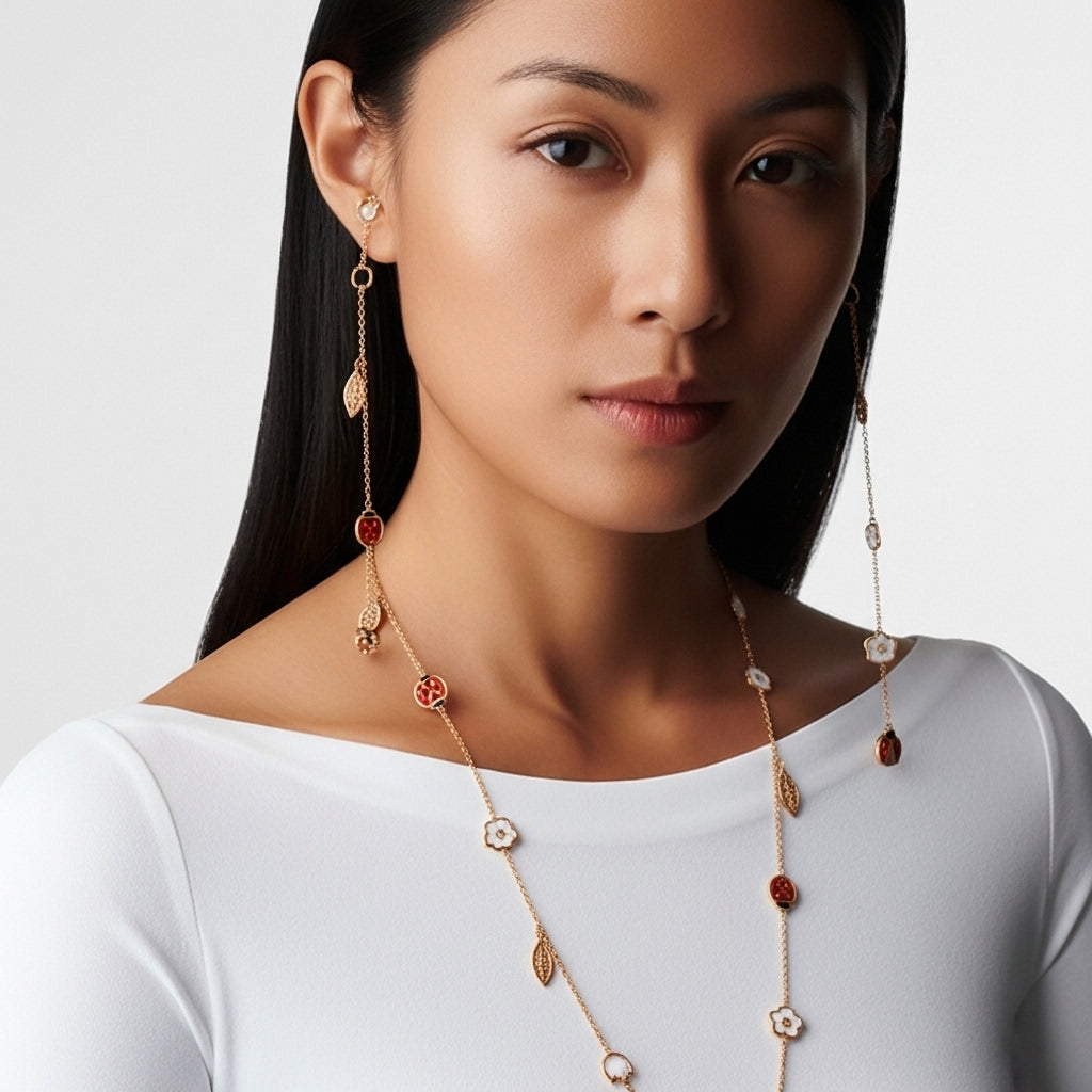 VCA Spring Whispers Kolye (İthal Kutulu Model)