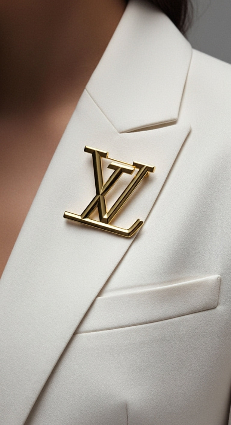 V-Line Crest Broş (İthal Kutulu Model)