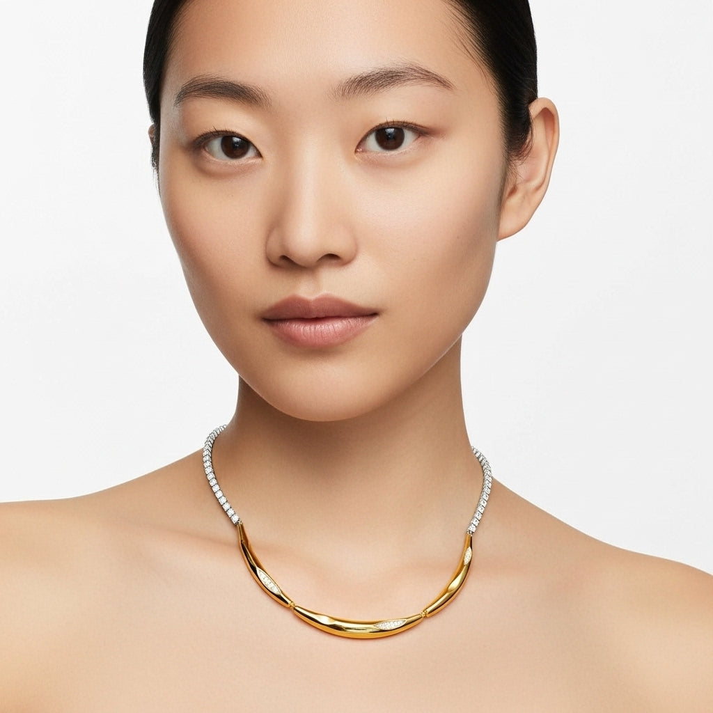 Arcline Tennis Necklace