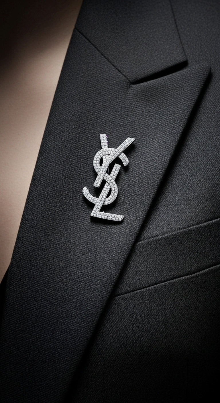 Glacé Interlock Broş (İthal Kutulu Model)