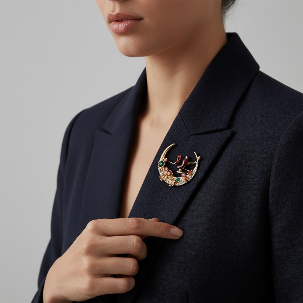 Lunaris Prance Brooch