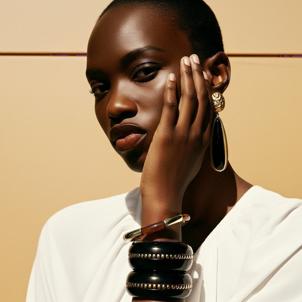 Cognac Bamboo Bileklik