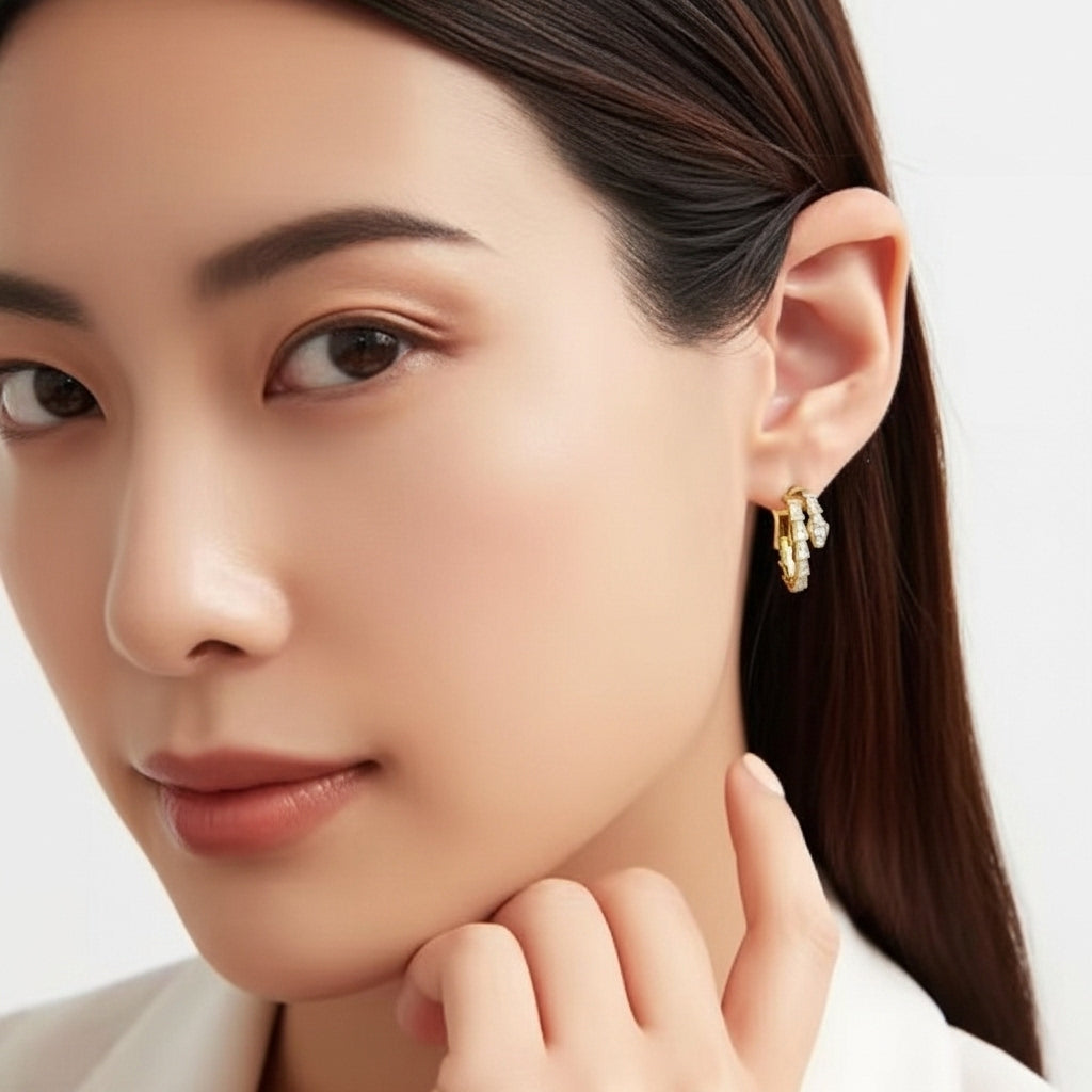 Eterna Glimmer Küpe (İthal Kutulu Model)