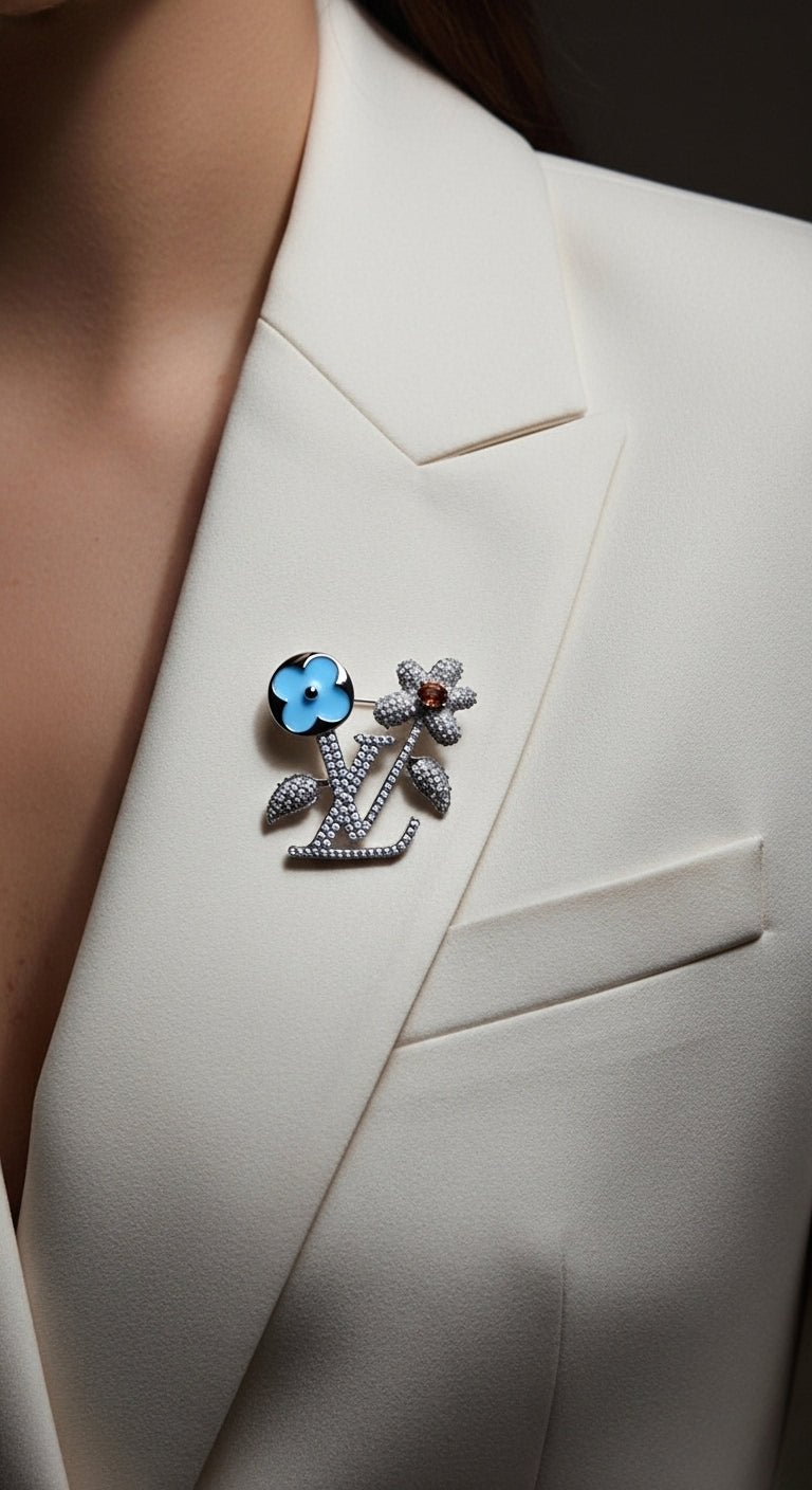 Glacier Leaf Broş (İthal Kutulu Model)